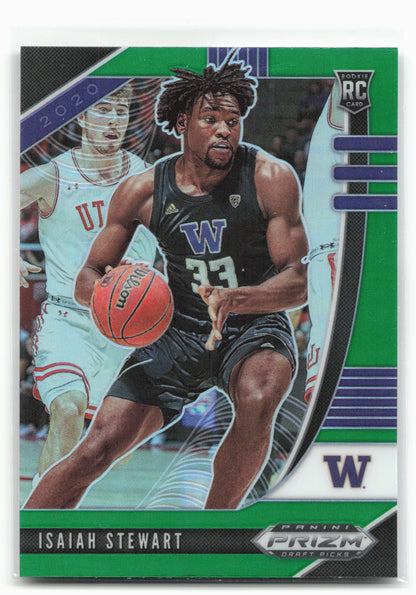 2020 Panini Prizm Draft Picks Collegiate #26 Isaiah Stewart Green
