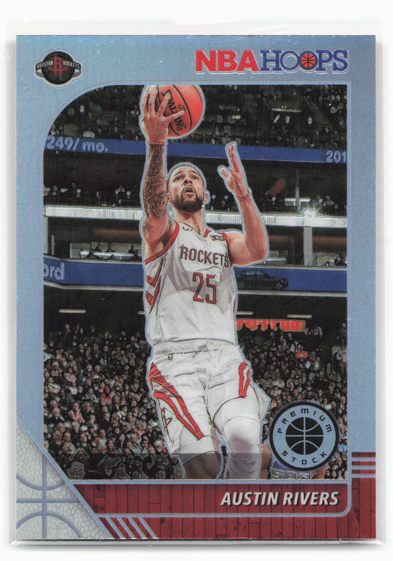 2019-20 Hoops Premium Stock #72 Austin Rivers Prizms Silver