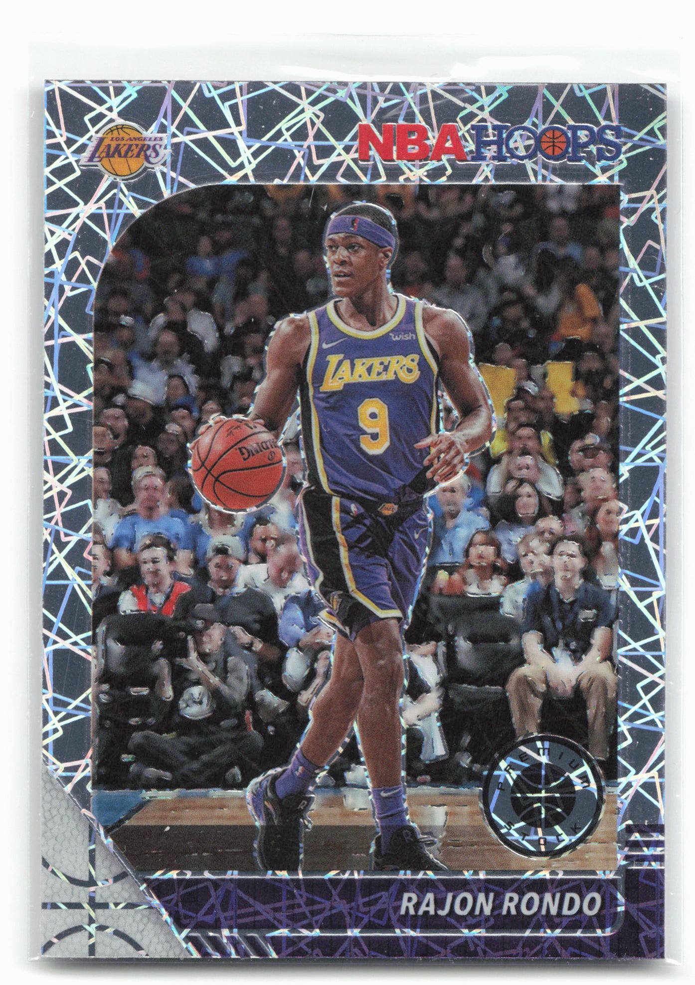 2019-20 Hoops Premium Stock #273 Rajon Rondo Prizms Silver Laser