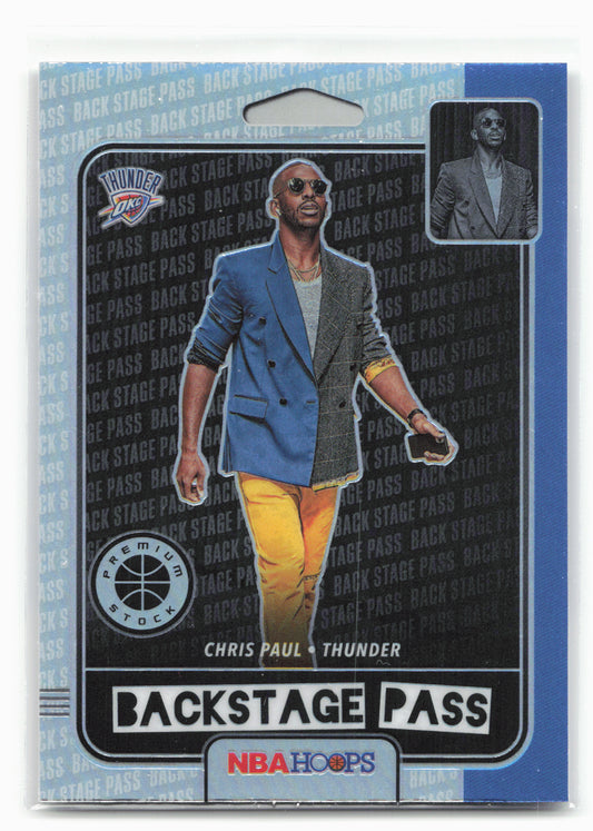 2019-20 Hoops Premium Stock #2 Chris Paul Backstage Pass Holo
