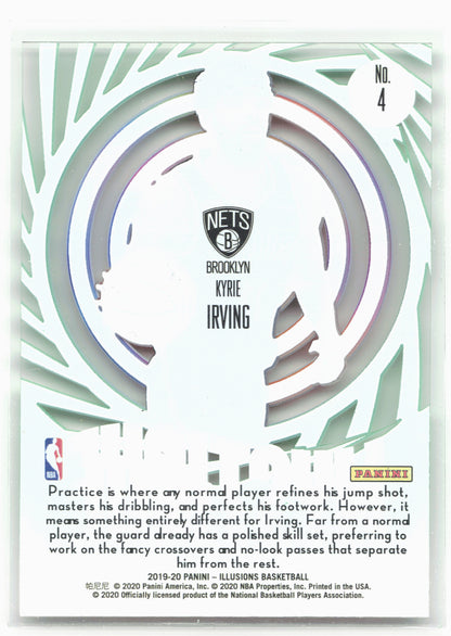 2019-20 Panini Illusions #4 Kyrie Irving Mystique Emerald