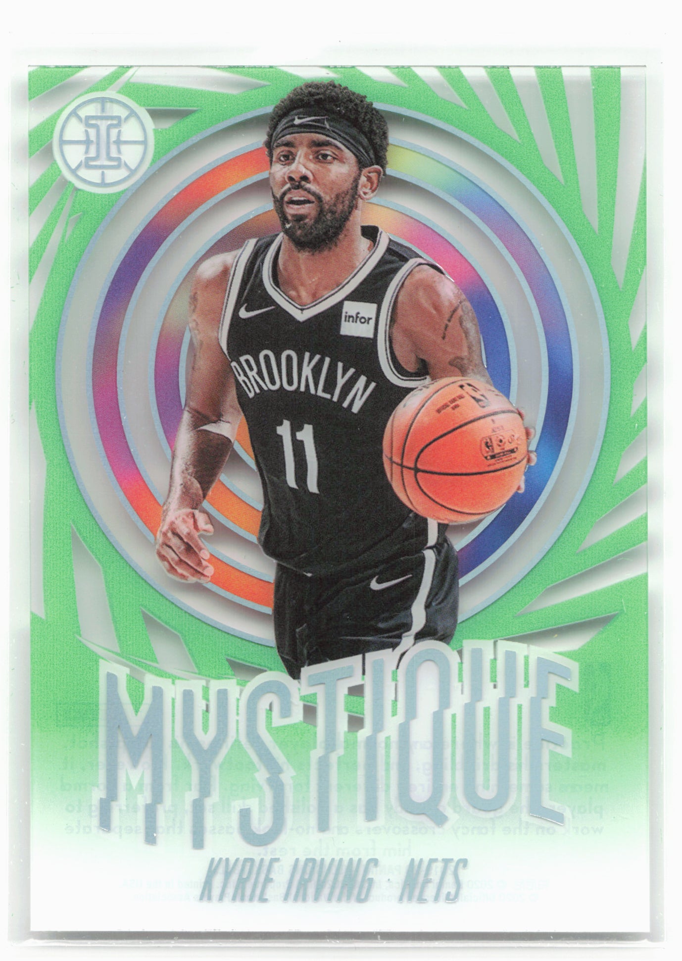 2019-20 Panini Illusions #4 Kyrie Irving Mystique Emerald