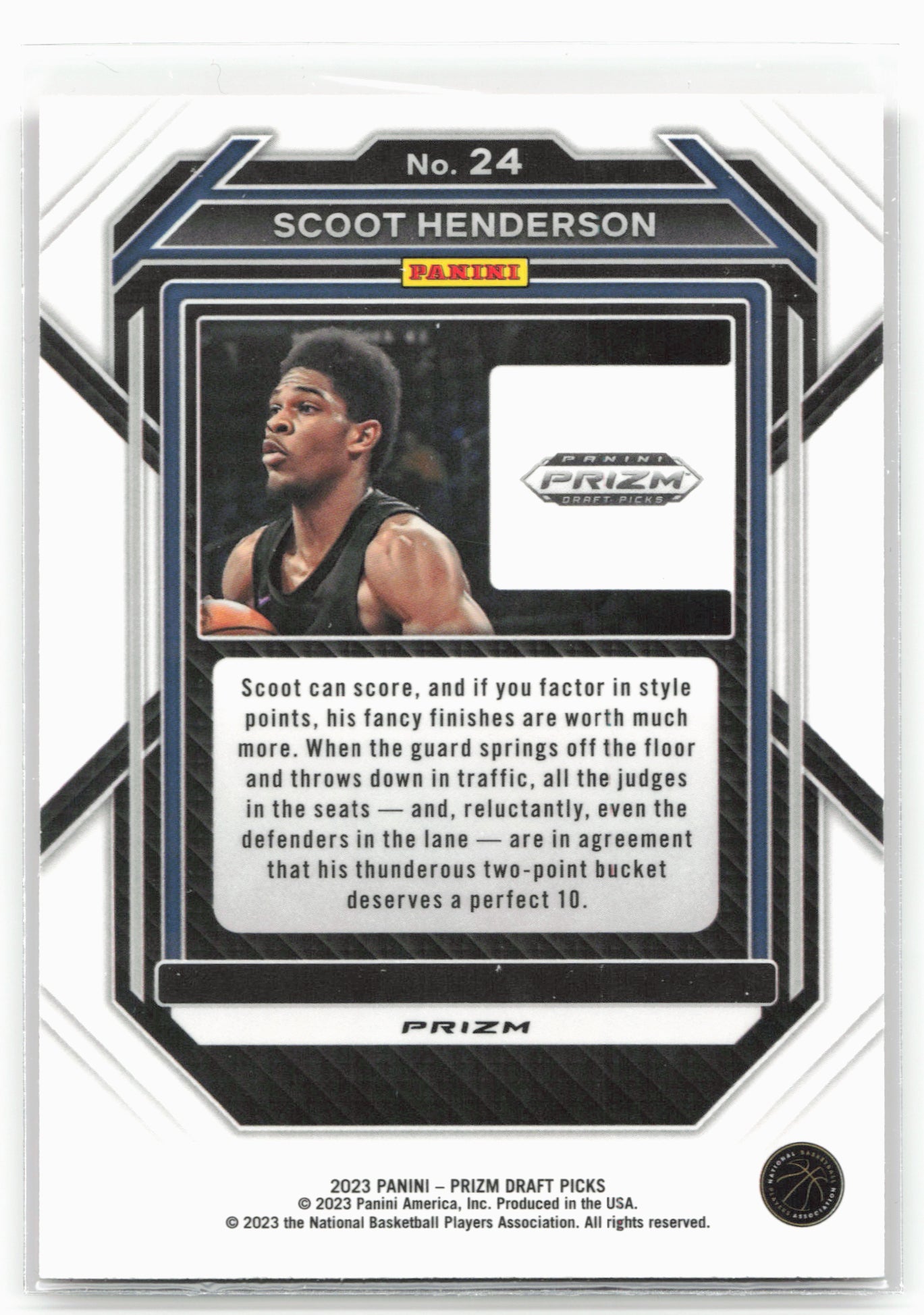 2023 Panini Prizm Draft Picks #24 Scoot Henderson Red Ice 26783