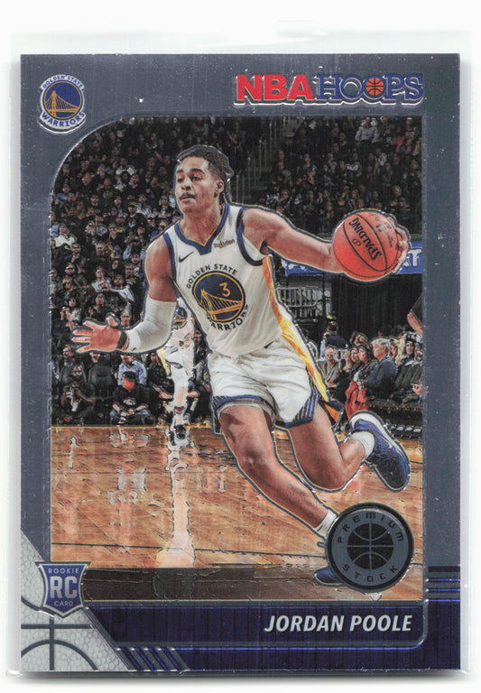 2019-20 Hoops Premium Stock #223 Jordan Poole