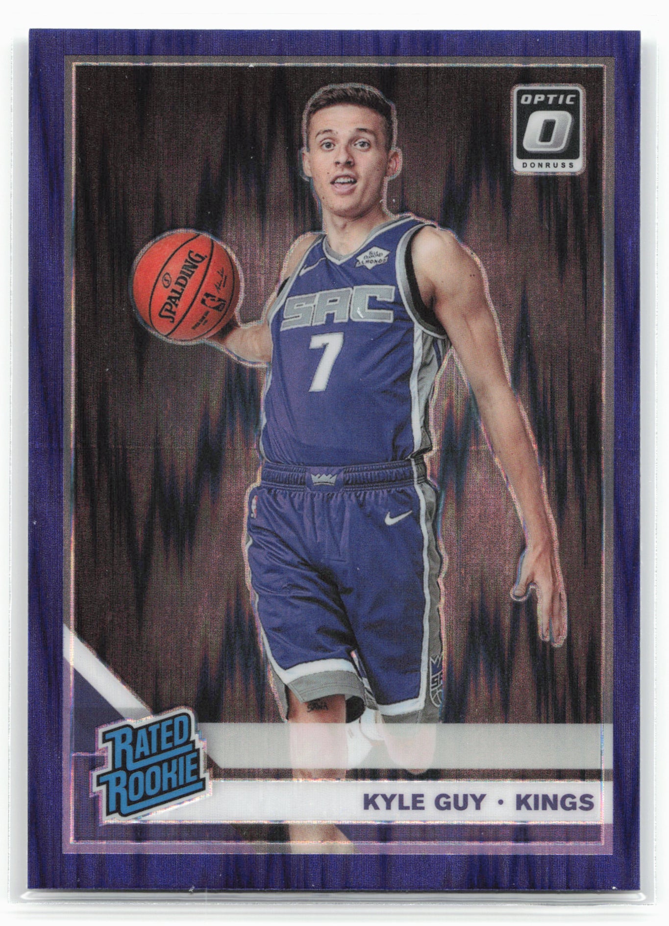 2019-20 Donruss Optic #183 Kyle Guy Purple Shock