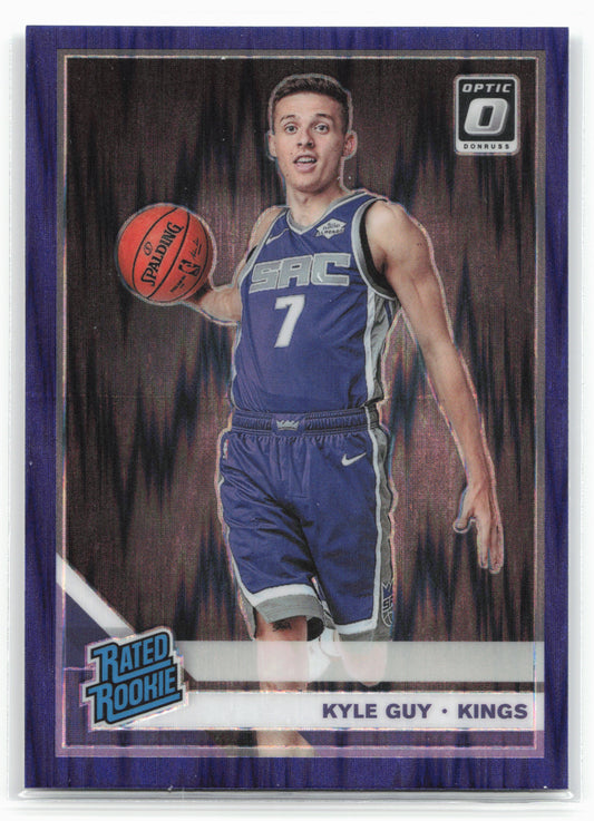 2019-20 Donruss Optic #183 Kyle Guy Purple Shock