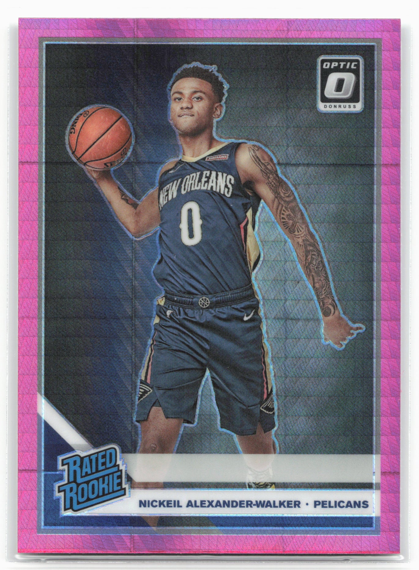 2019-20 Donruss Optic #184 Nickeil Alexander-Walker Hyper Pink