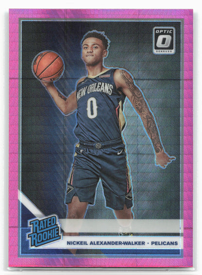2019-20 Donruss Optic #184 Nickeil Alexander-Walker Hyper Pink