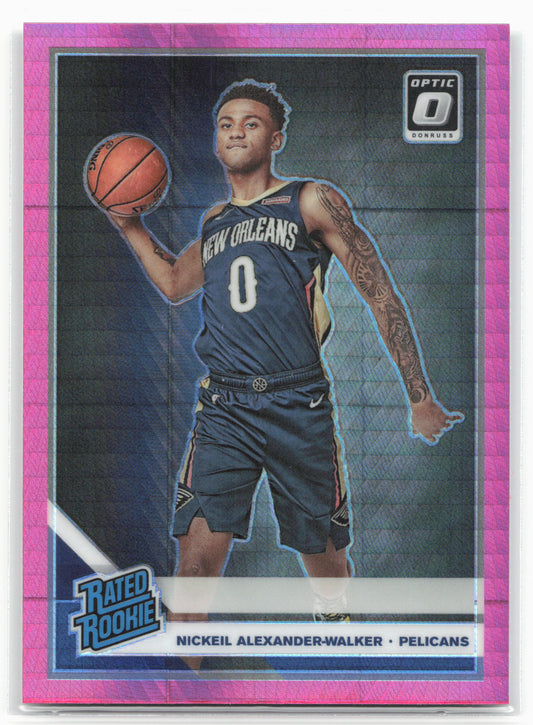 2019-20 Donruss Optic #184 Nickeil Alexander-Walker Hyper Pink