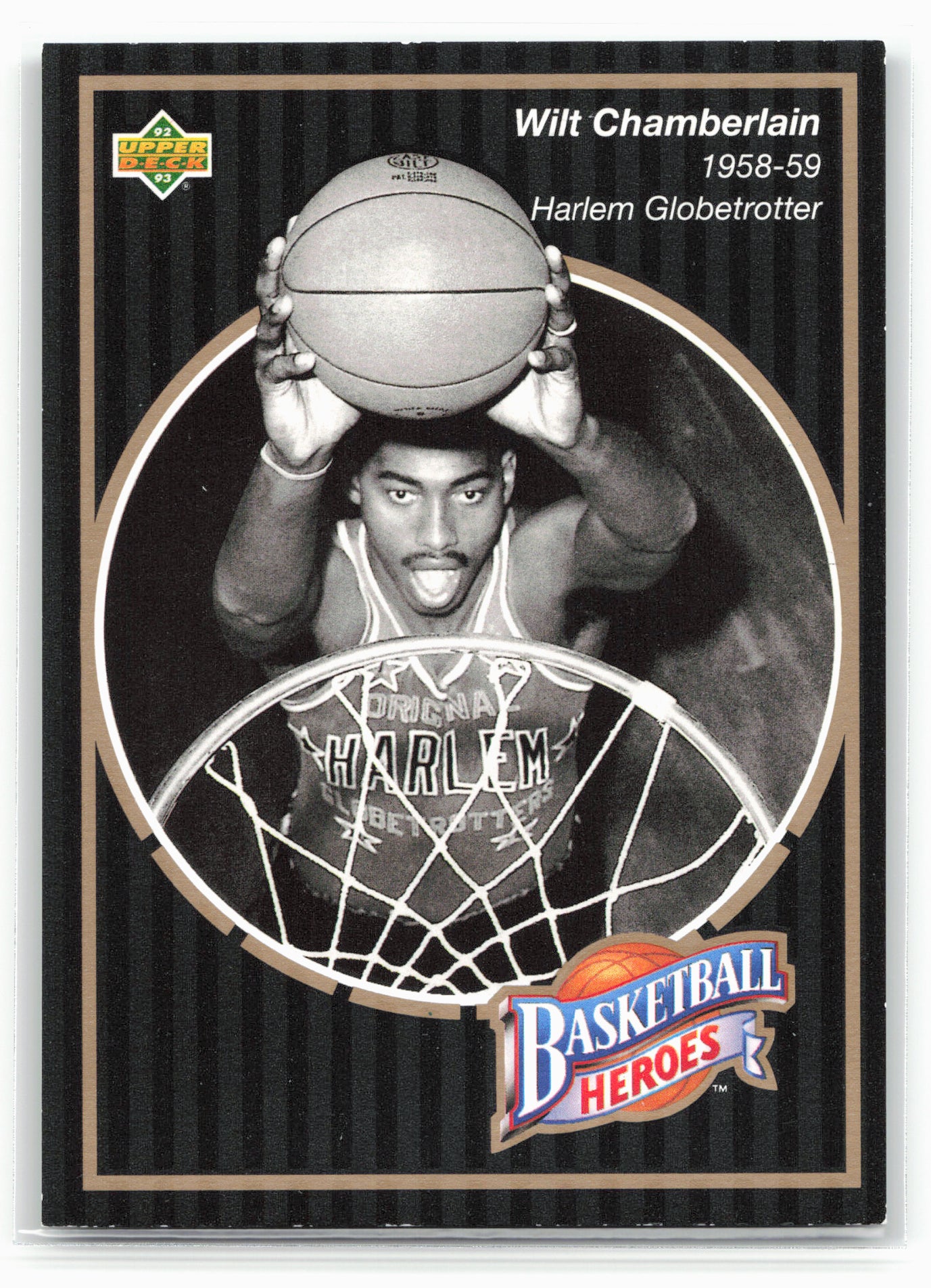 1992-93 Upper Deck #11 Wilt Chamberlain Basketball Heroes 26803