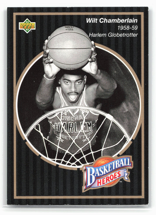 1992-93 Upper Deck #11 Wilt Chamberlain Basketball Heroes 26803