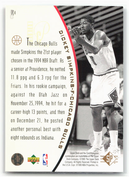 1994-95 SP #PC4 Dickey Simpkins Holoviews 26805