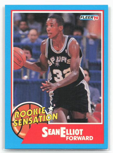 1990-91 Fleer #2 Sean Elliott Rookie Sensations 26807