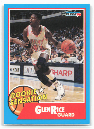 1990-91 Fleer #3 Glen Rice Rookie Sensations 26808