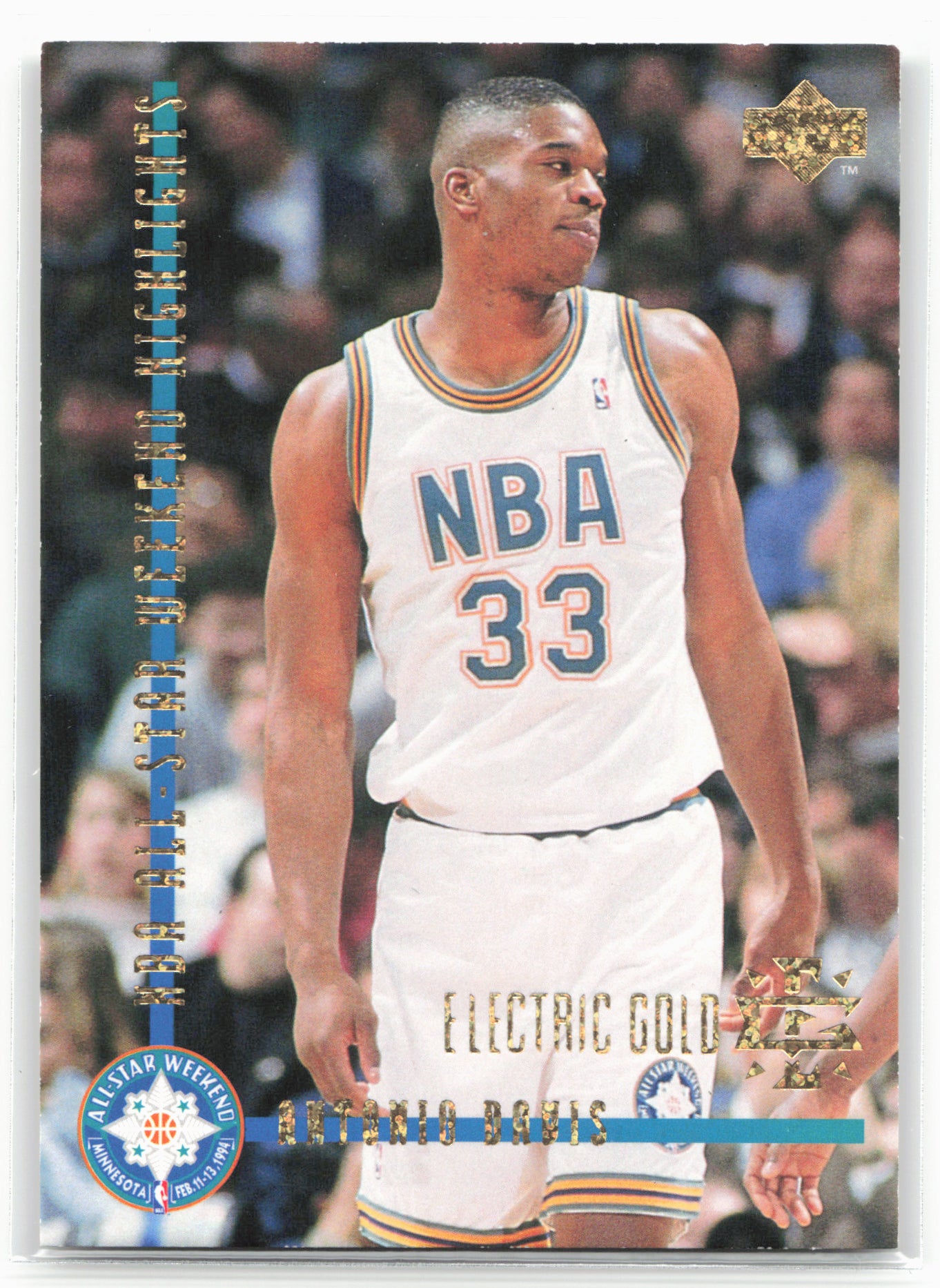 1993-94 Upper Deck Special Edition #193 Antonio Davis Electric Court Gold