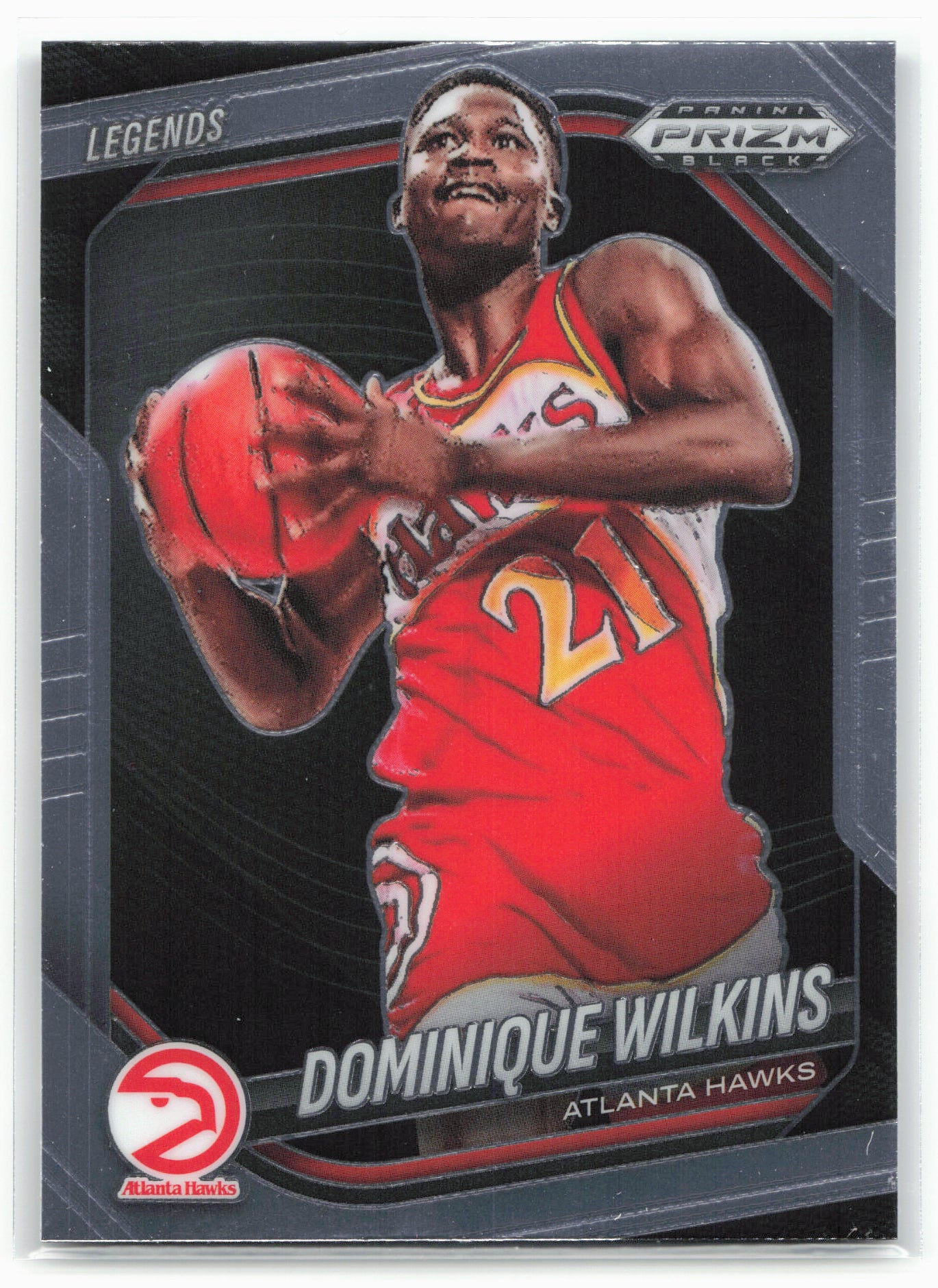 2024-25 Panini Prizm Black #290 Dominique Wilkins 26819