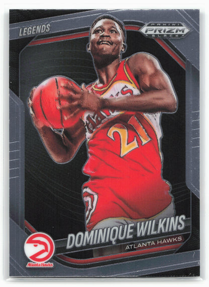 2024-25 Panini Prizm Black #290 Dominique Wilkins 26819