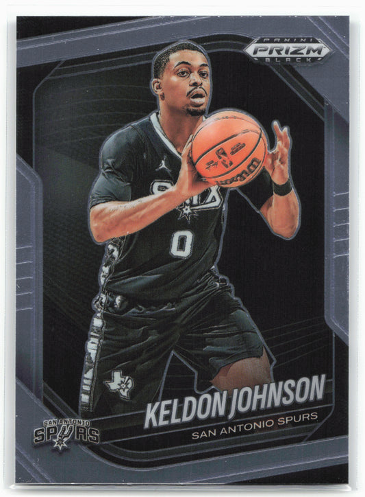 2024-25 Panini Prizm Black #83 Keldon Johnson 26822