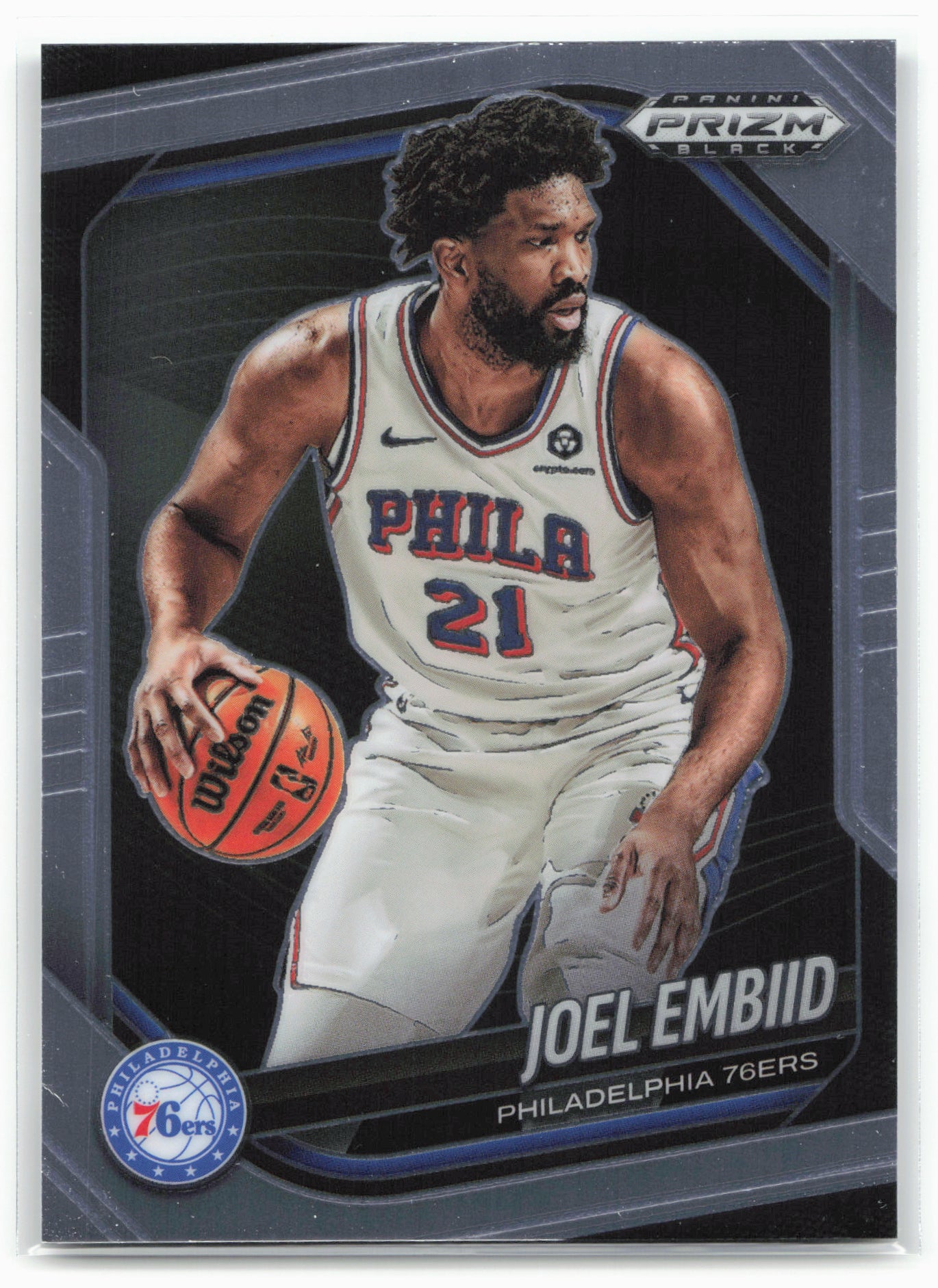 2024-25 Panini Prizm Black #70 Joel Embiid 26826