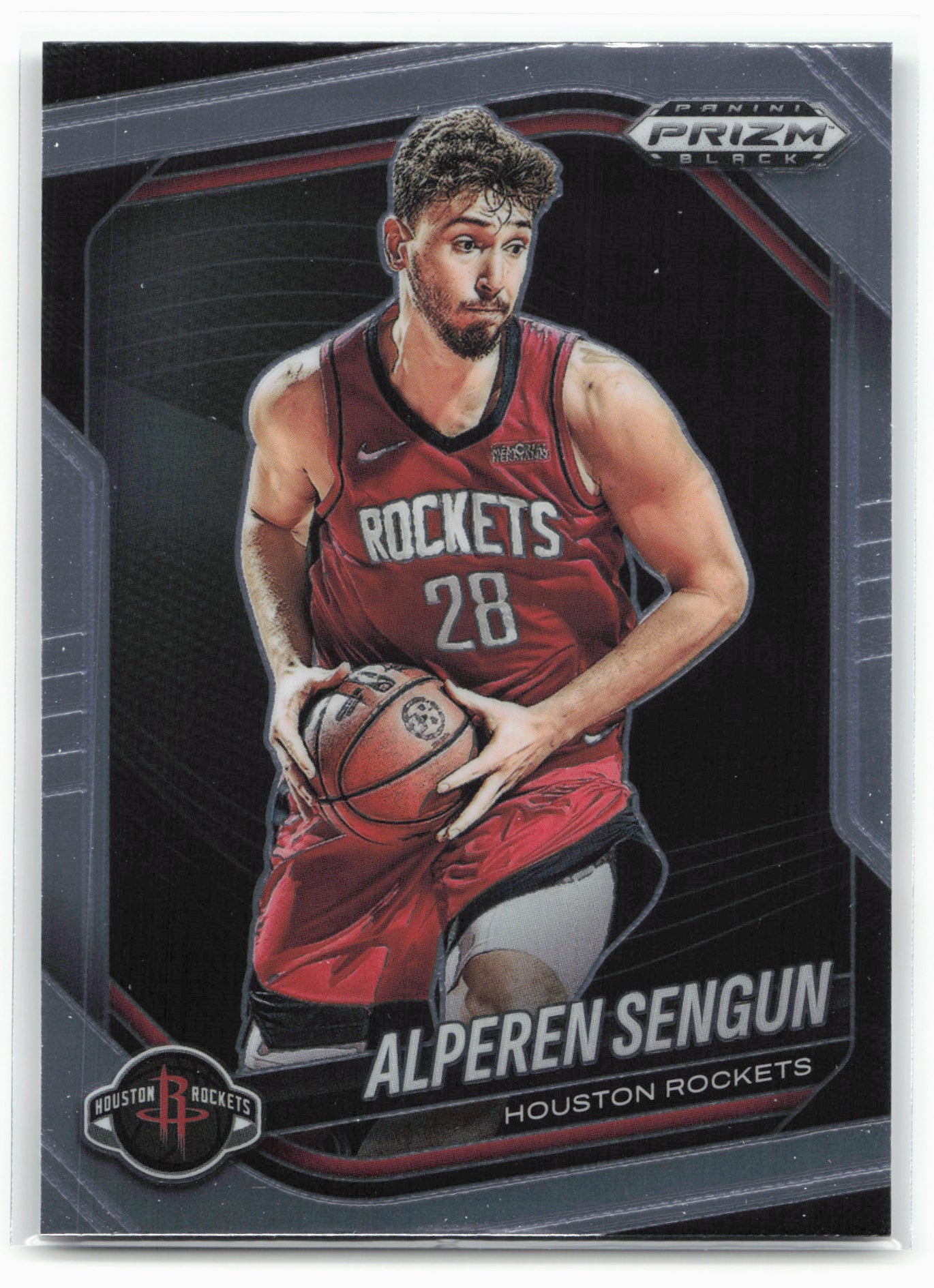 2024-25 Panini Prizm Black #104 Alperen Sengun