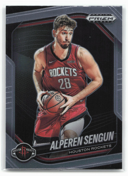 2024-25 Panini Prizm Black #104 Alperen Sengun