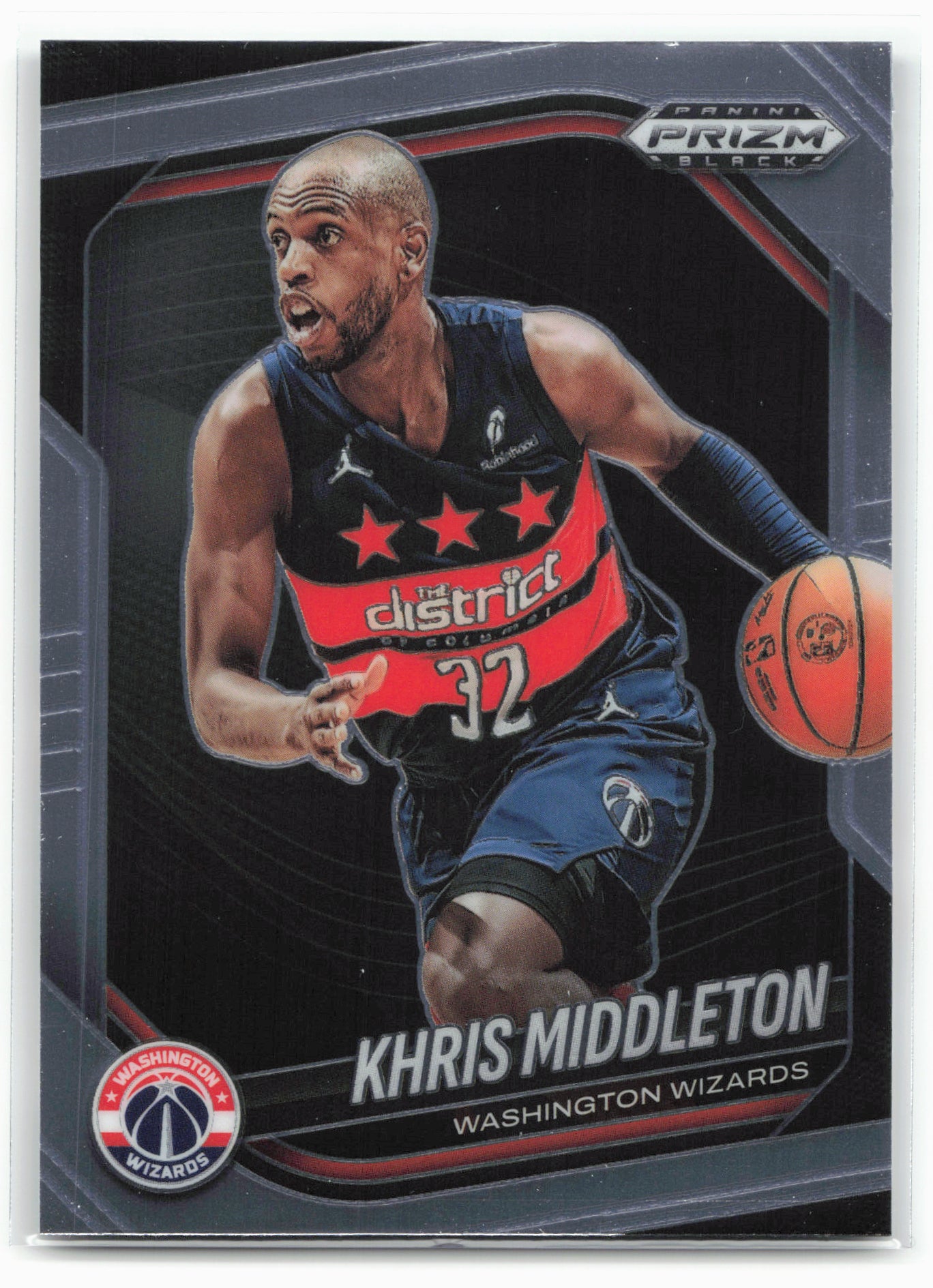 2024-25 Panini Prizm Black #14 Khris Middleton 26831