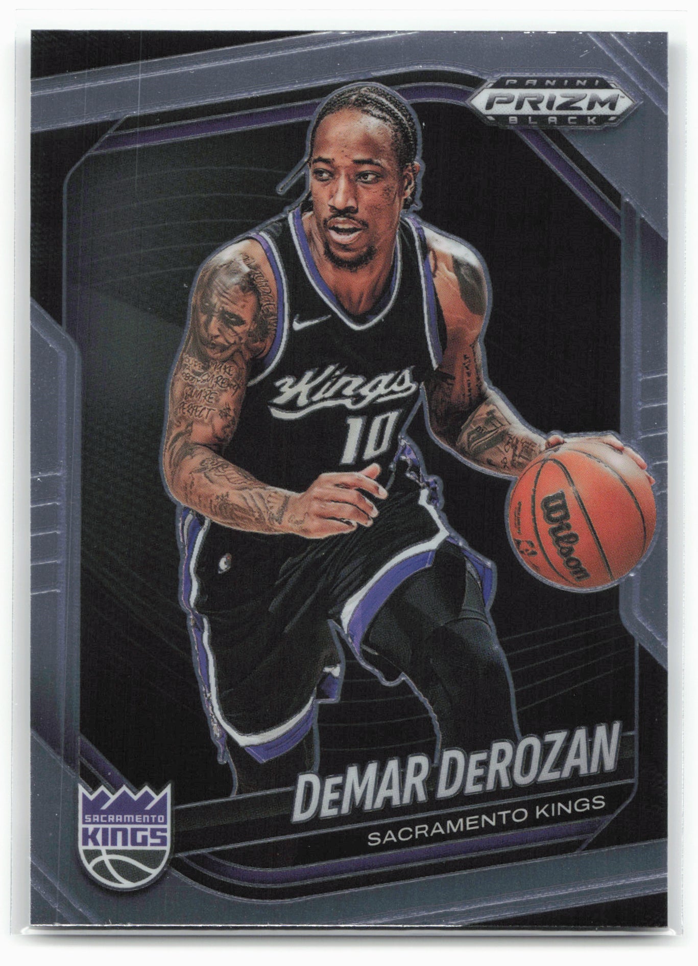 2024-25 Panini Prizm Black #71 DeMar DeRozan 26832