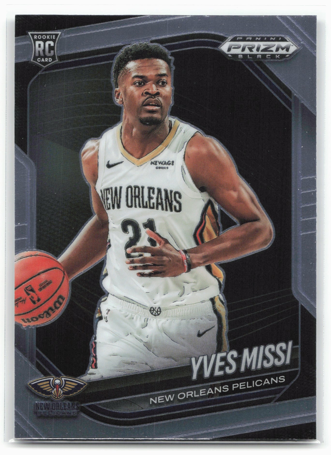2024-25 Panini Prizm Black #3 Yves Missi