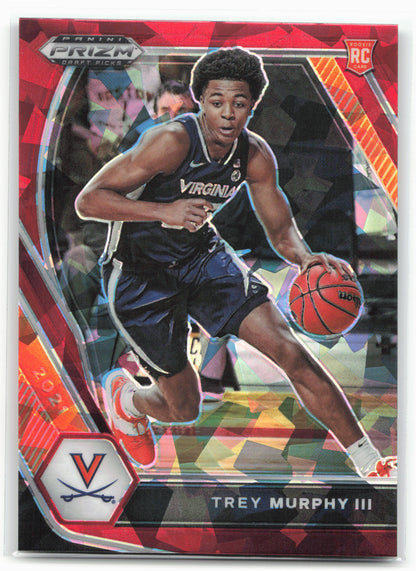 2021 Panini Prizm Draft Picks #40 Trey Murphy III Red Ice