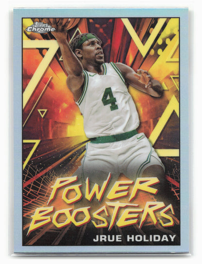 2023-24 Topps Chrome #PB-10 Jrue Holiday Power Boosters