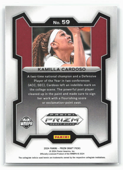 2024 Panini Prizm Draft Picks #59 Kamilla Cardoso 26839