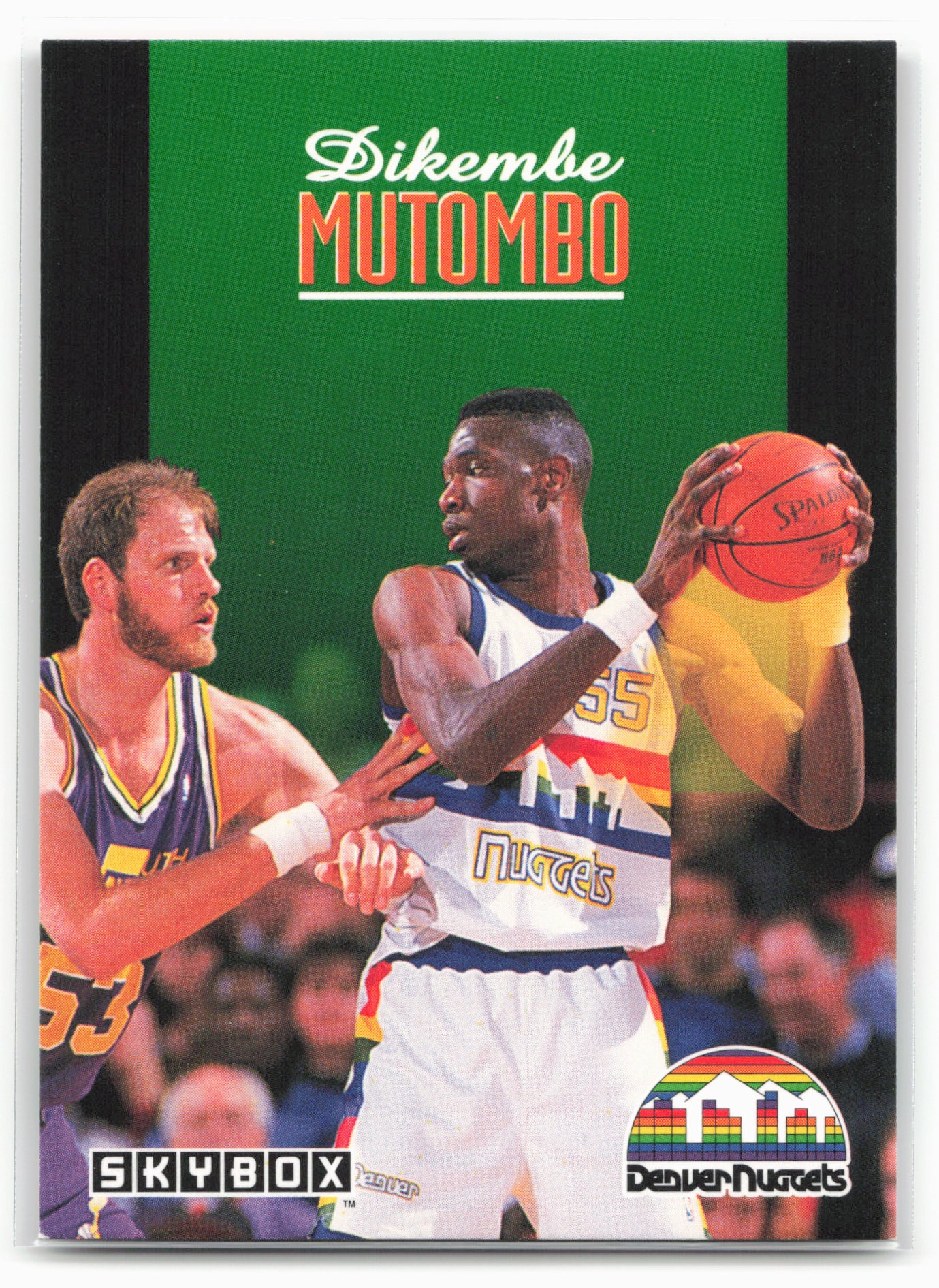 1992-93 SkyBox #64 Dikembe Mutombo