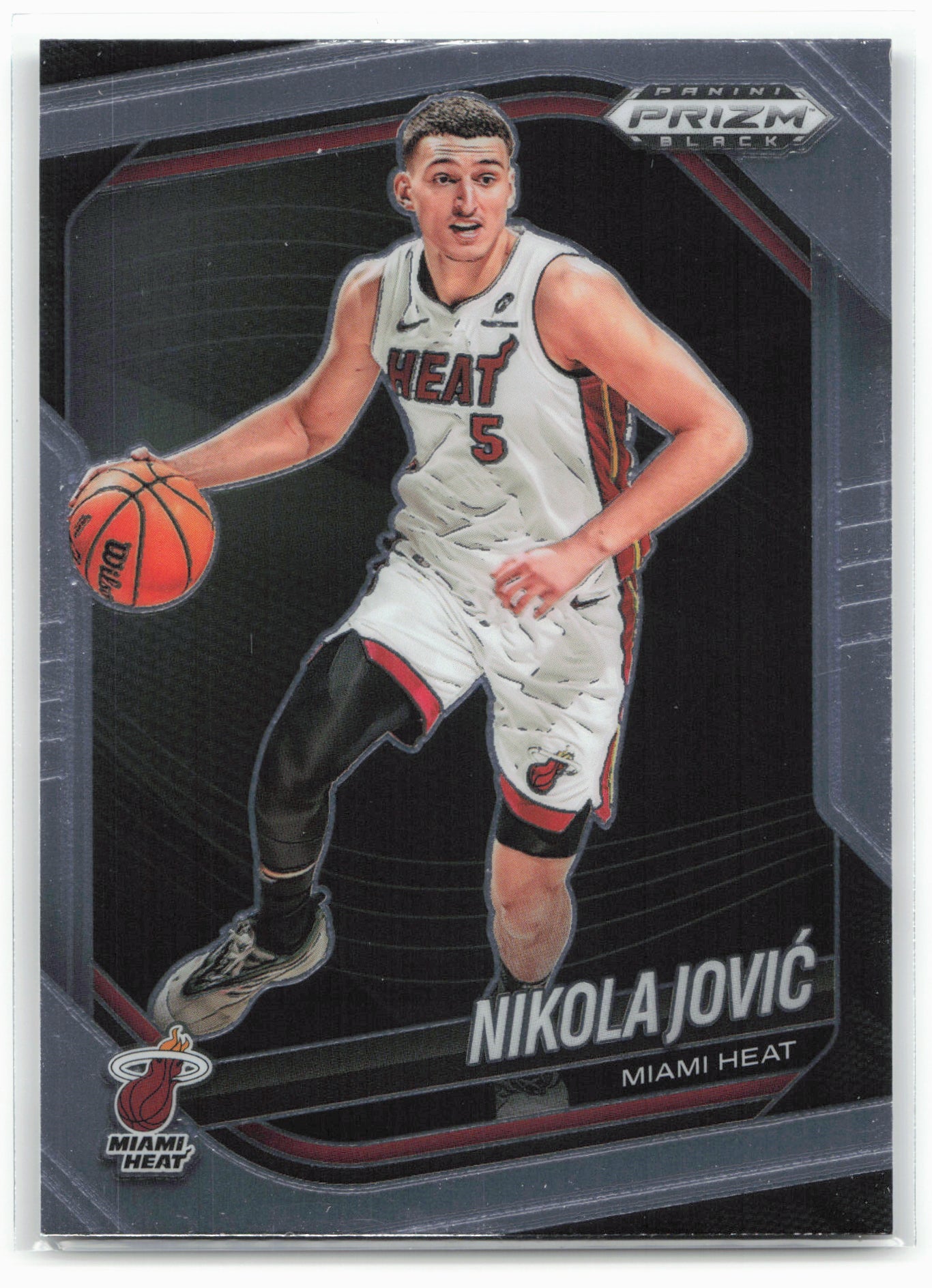 2024-25 Panini Prizm Black #194 Nikola Jovic 26851