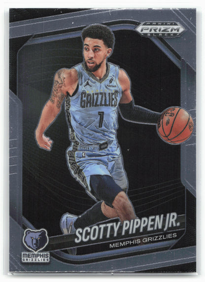 2024-25 Panini Prizm Black #221 Scotty Pippen Jr.