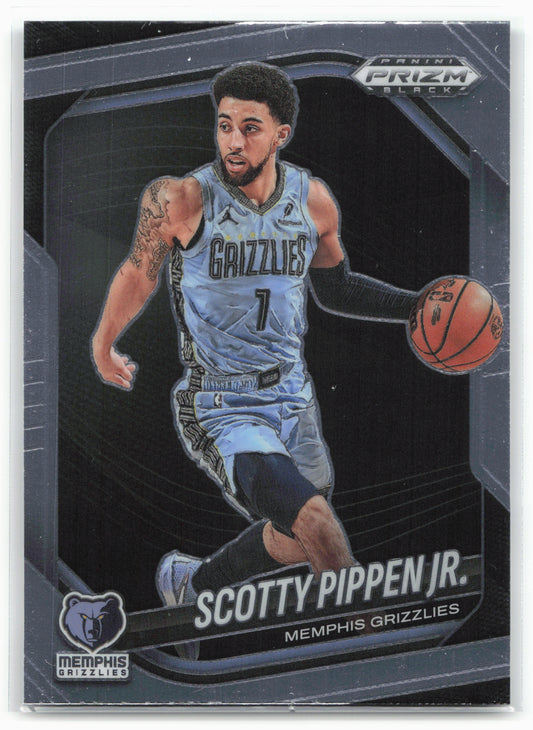 2024-25 Panini Prizm Black #221 Scotty Pippen Jr.