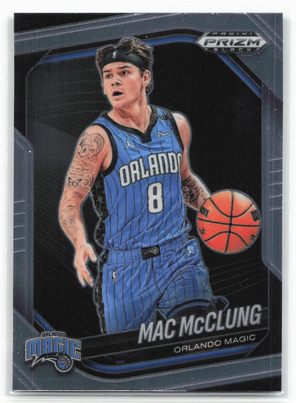 2024-25 Panini Prizm Black #134 Mac McClung
