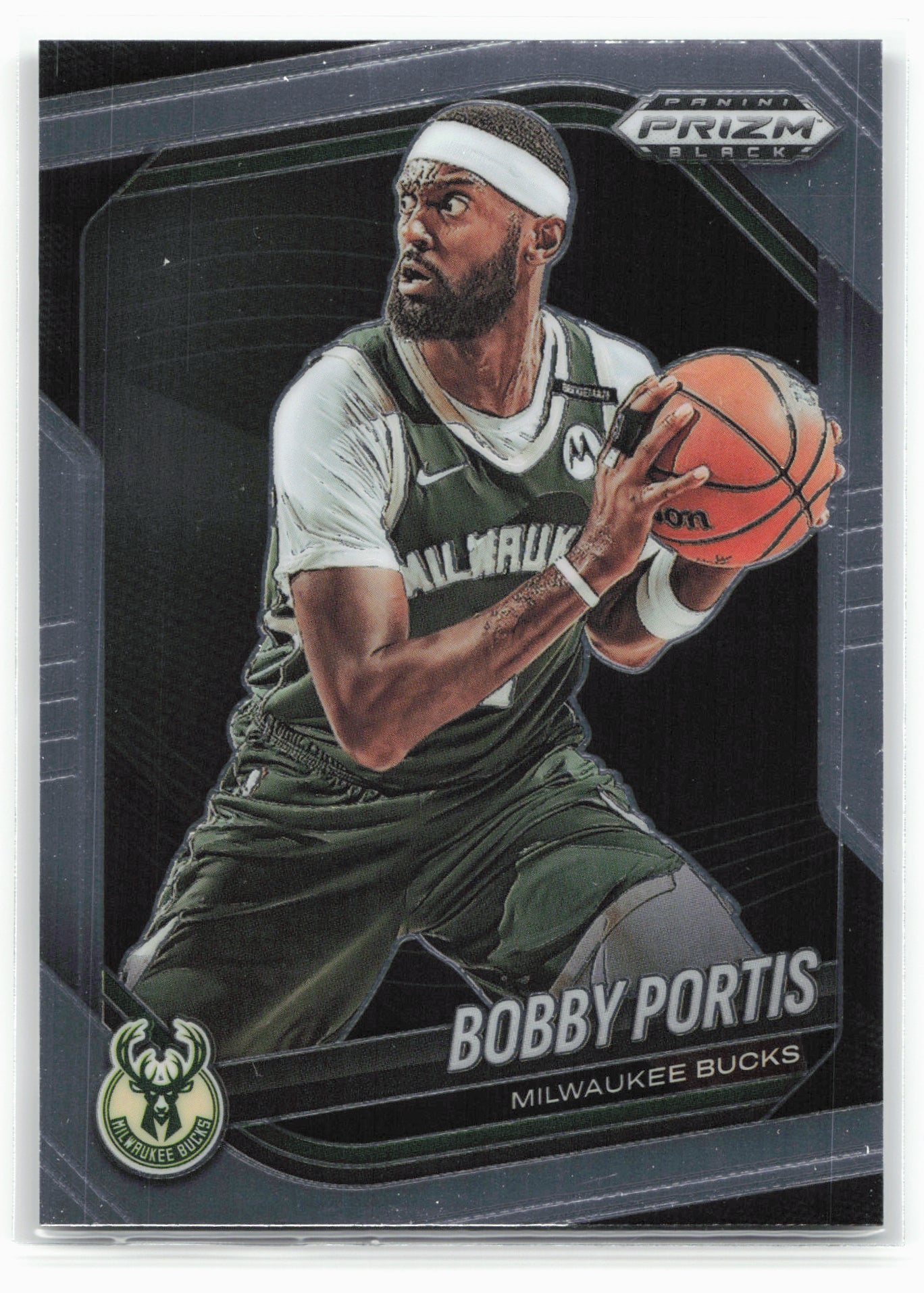 2024-25 Panini Prizm Black #222 Bobby Portis