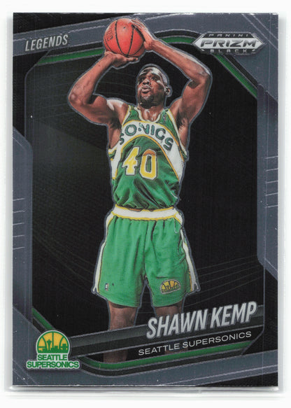 2024-25 Panini Prizm Black #299 Shawn Kemp