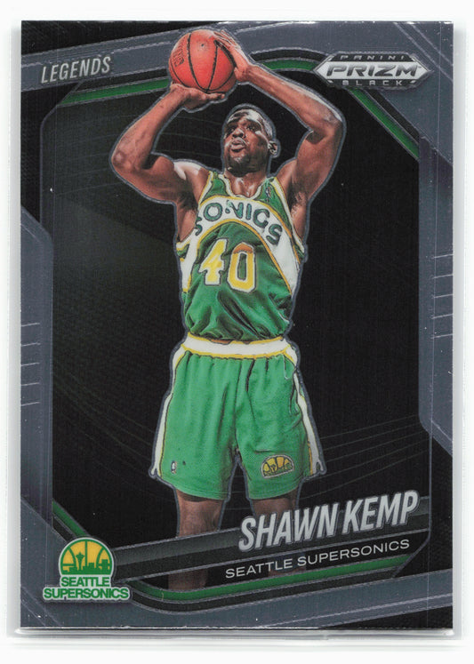 2024-25 Panini Prizm Black #299 Shawn Kemp
