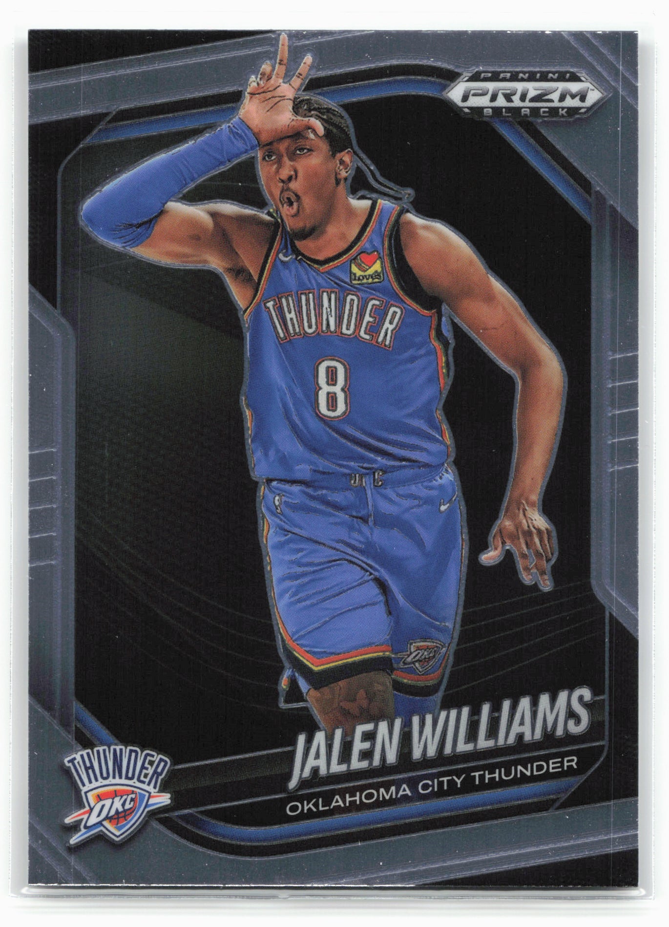 2024-25 Panini Prizm Black #15 Jalen Williams 26863