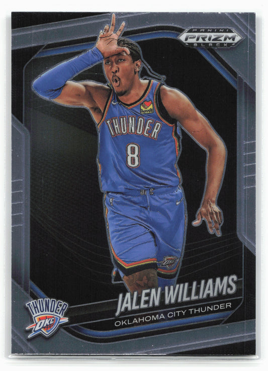 2024-25 Panini Prizm Black #15 Jalen Williams 26863