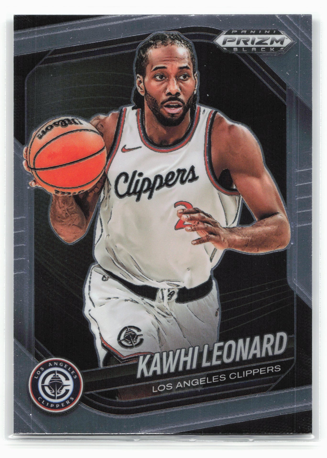 2024-25 Panini Prizm Black #167 Kawhi Leonard