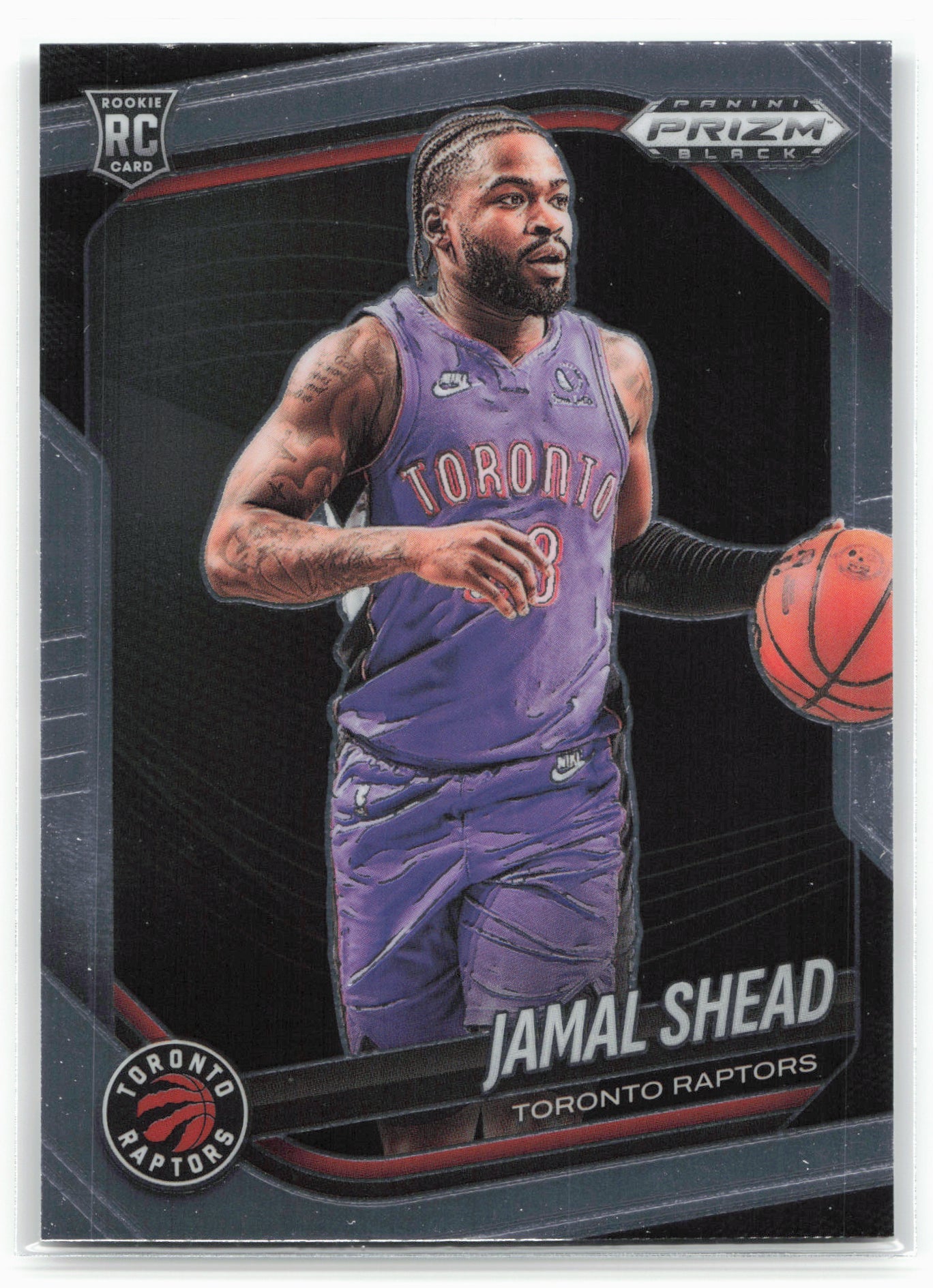 2024-25 Panini Prizm Black #210 Jamal Shead