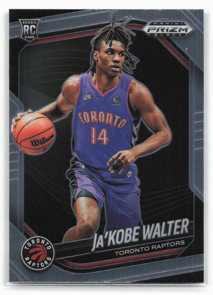 2024-25 Panini Prizm Black #99 Ja'Kobe Walter