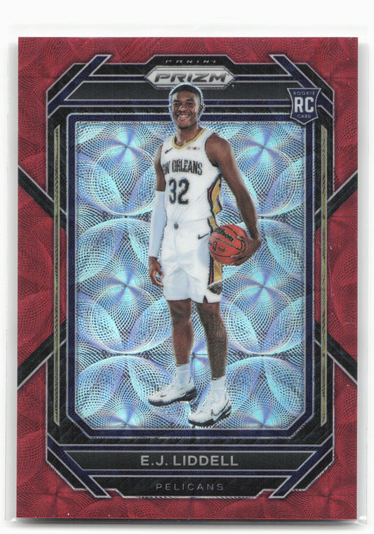 2022-23 Panini Prizm #251 E.J. Liddell Prizms Choice Red #/88