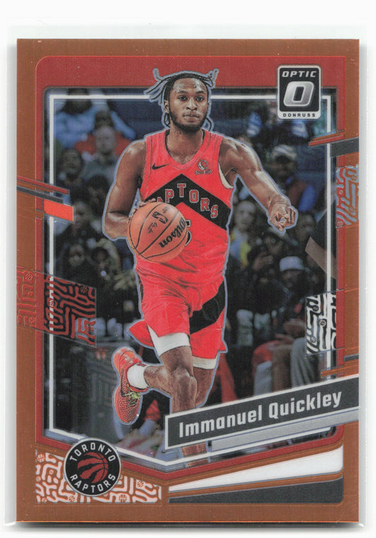 2023-24 Donruss Optic #83 Immanuel Quickley Orange #/199
