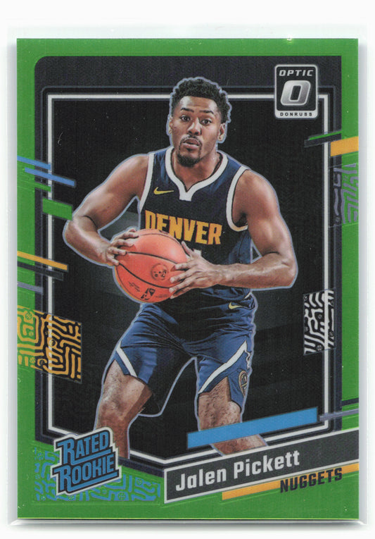 2023-24 Donruss Optic #215 Jalen Pickett Lime Green #/149