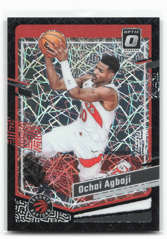 2023-24 Donruss Optic #156 Ochai Agbaji Black Velocity #/39