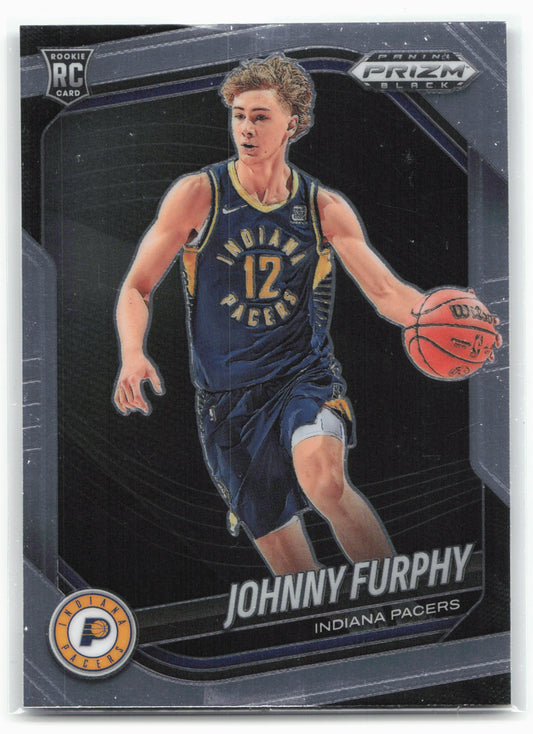 2024-25 Panini Prizm Black #206 Johnny Furphy 26904