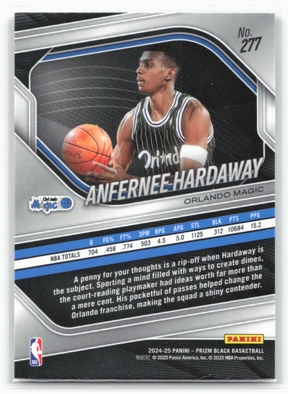 2024-25 Panini Prizm Black #277 Anfernee Hardaway 26905